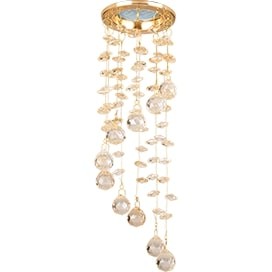 Точечный светильник Ecola CR1010 тонир/золото