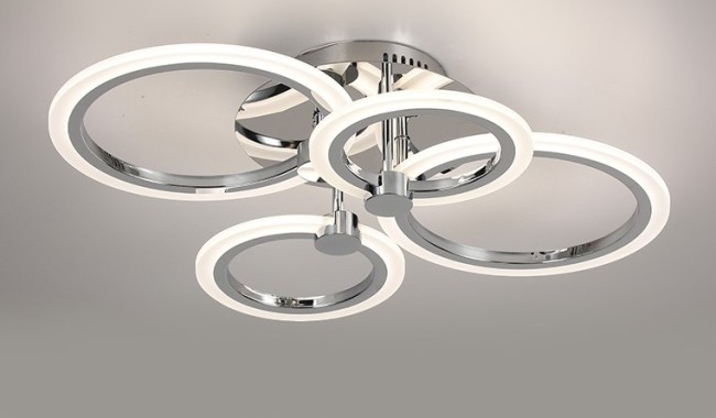 Люстра 3009/2+2 CR 72W 3000K-6500K