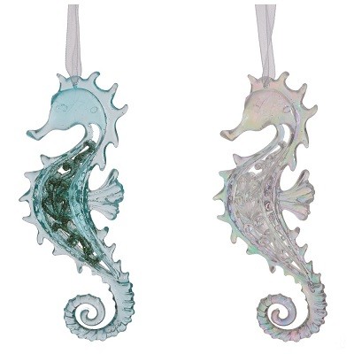 Украшение новогоднее "Морской конек", L6 W2 H14 см 812512