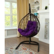 Кресло подвесное БОРОЛО цвет коричневый (комплект), м/э ФИОЛЕТОВАЯ НФ-00002287