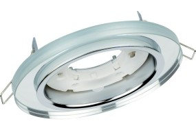 Светильник точечный GX53R-RMR круг стекло зеркальный