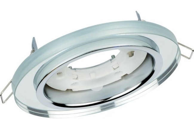 Светильник точечный GX53R-RMR круг стекло зеркальный