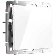 Выключатель одноклавишный проходной с подсветкой белый W1112101