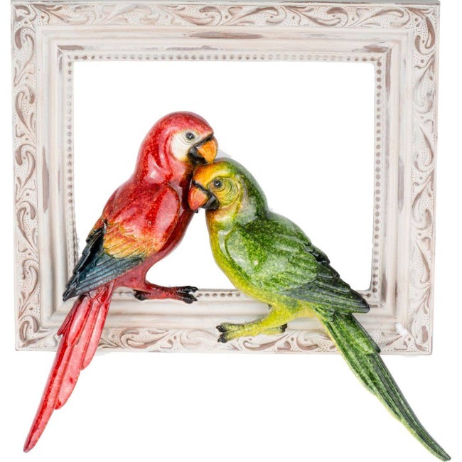 ПАННО НАСТЕННОЕ "ПОПУГАИ" 146-237 28,5*6,5*29,2СМ