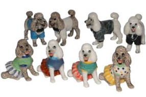 Пудель в одежде 4 см L898