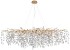 Люстра 4969/16 HALL ODL24 521 античн.бронза/алюмин./хрусталь G9 16*40W DELICA