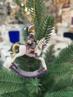 Фигурка подв."Мальчик на лошадке-качалке" 707-359