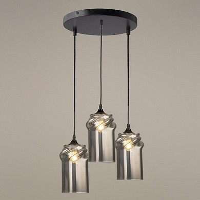 Подвес ЛУМИС N4566/3HQ BK черный 3х40W E27 d300 h800, QH21 988005372 Подвес ЛУМИС N4566/3HQ BK черный 3х40W E27 d300 h800, QH21 988005372