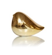 Фигурка птички Telly 389118 золотой, керамика, 5х7х5 см