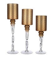 Набор из 3-х подсвечников JW5533F желтый