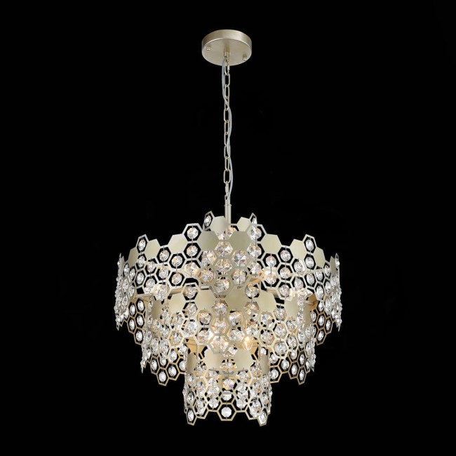 Люстра подвесная SL1102.203.11 Шампань/Шампань, Прозрачный E14 11*60W