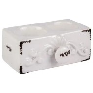 Подсвечник, 9*8*7см, белый GK-64098A