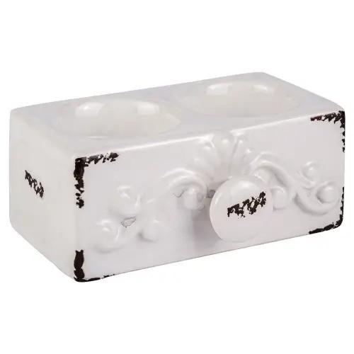 Подсвечник, 9*8*7см, белый GK-64098A