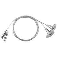 Комплект подвесов для шинопровода 2шт длина 150см, серебро CAB1002 10326 Комплект подвесов для шинопровода 2шт длина 150см, серебро CAB1002 10326