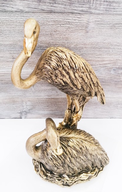 Фламинго пара Н-40см БРОНЗА F163/2