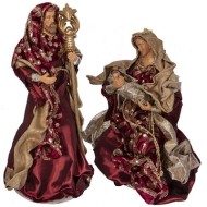 Декор из 2-х фигур "Рождение Иисуса", 26*18*41см 722280
