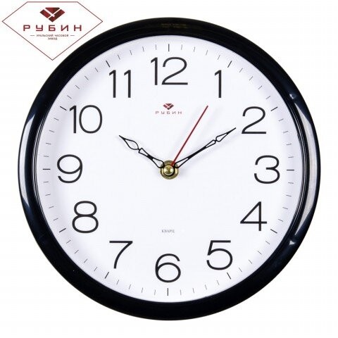 Часы настенные 2222-328 Чёрные 01079562