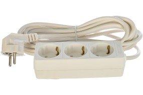 Сетевой удлинитель СОЮЗ ПВС 3х1 3 роз.  5 м 16А земля 481S-6305