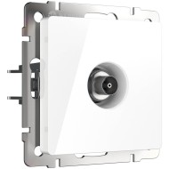 ТВ-розетка оконечная белая W1183001