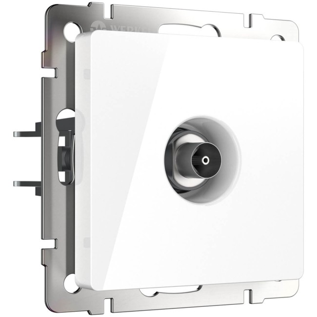 ТВ-розетка оконечная белая W1183001