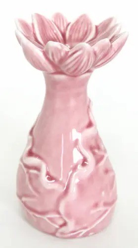 Подсвечник, 8*8*15см, розовый GK-64099B