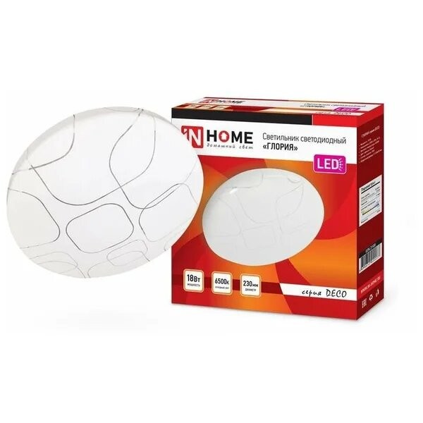 Светодиодный светильник ГЛОРИЯ 18W 6500K