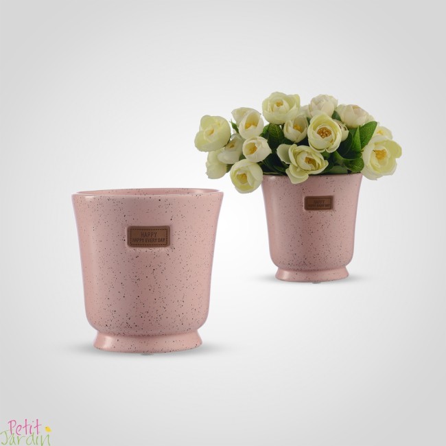 Ваза керамическая 1849-3 голубая