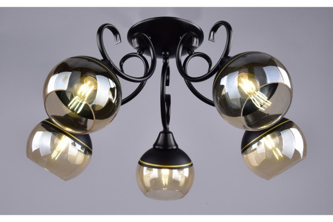 Светильник "Амфибия" РС21095 BK/5C