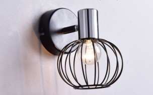 Светильник "Биакс" РС22270 BK+CR/1W