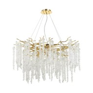 Люстра 5005/14 HALL ODL23 487 золотой/прозрачный металл/хрусталь  G9 14*40W BANCHE