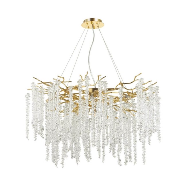 Люстра 5005/14 HALL ODL23 487 золотой/прозрачный металл/хрусталь  G9 14*40W BANCHE