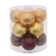 Украшение новогоднее "Шар" набор 12шт., 8см 753676