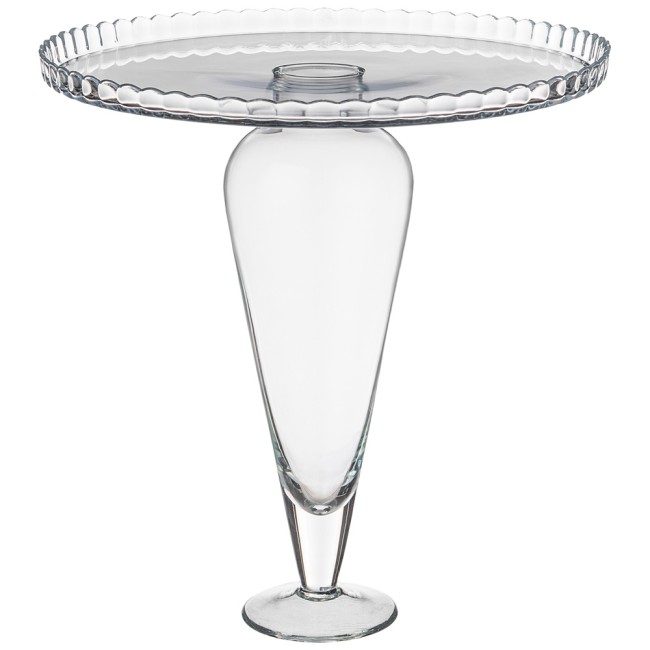 БЛЮДО НА НОЖКЕ "GRACE" АРТИ-М 380-533 ДИАМЕТР 28 СМ ВЫСОТА 30 СМ