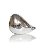 Фигурка птички Telly 389120 серебрянный, керамика, 5х7х5см