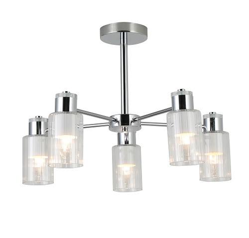 Люстра 74589/5 CHROME+WHITE