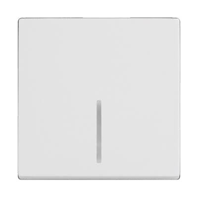 Выключатель одноклавишный с подсветкой белый W1110101