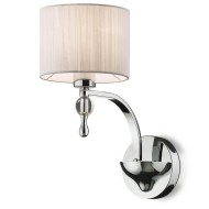 Бра 2005/1W ODL11 188 VIGA хром/белый E27 60W 220V