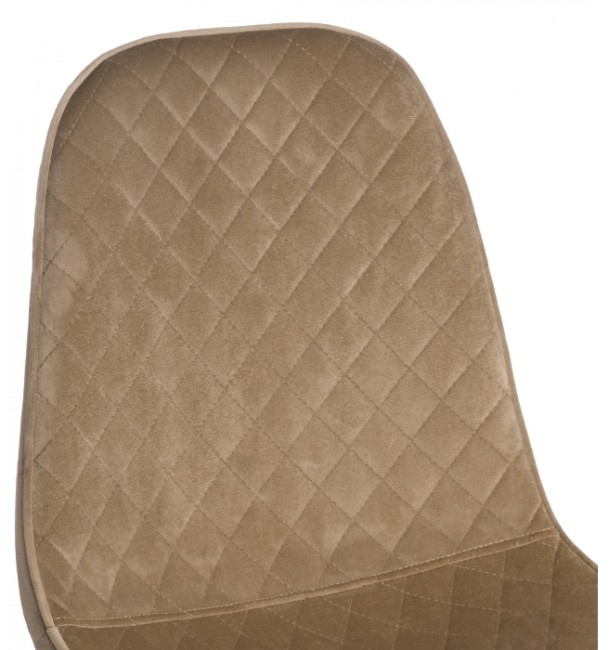 Стул CAPRI DARK BEIGE/KSD-793CX WOOD METAL LEGS+DARK BEIGE VELOUR (G062-11) 11841