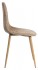 Стул CAPRI DARK BEIGE/KSD-793CX WOOD METAL LEGS+DARK BEIGE VELOUR (G062-11) 11841