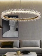 Люстра 555P/800 BRONZE+CL