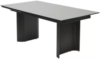 Стол RAGNAR 180 цвет 1699 Серая кожа, керамика / Темно-серый каркас 626M05471