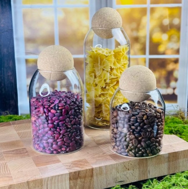 Банка для сыпучих продуктов 160-225 700мл Стекло