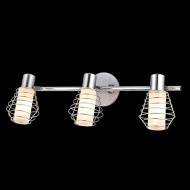 Спот 20039/3 хром/серый