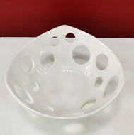 Фруктовница 25,5см BIANCO Фарфор 118-027