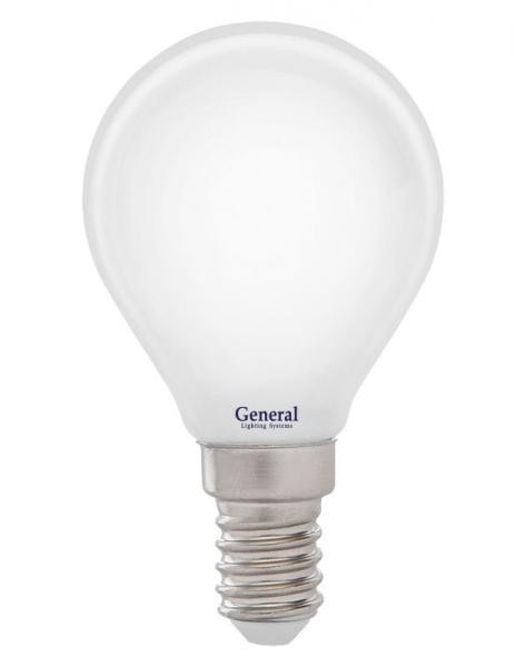 Лампа светодиодная GLDEN-G45S-M-8-230-E14-4500 649999