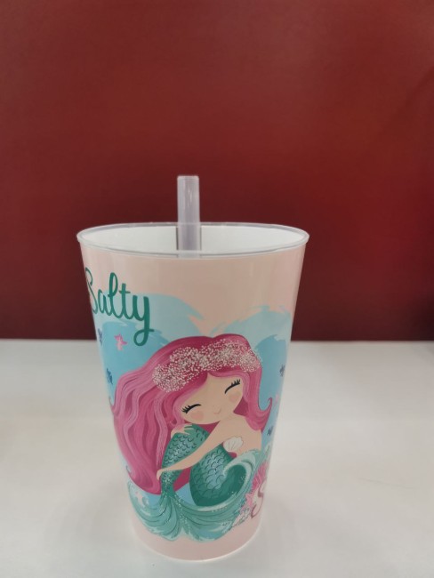 Детский стакан с трубочкой G-258