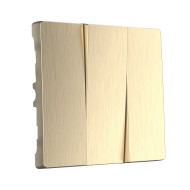 Набор клавиш для выключателя трехклавишного шампань рифленый W1139010 Набор клавиш для выключателя трехклавишного шампань рифленый W1139010