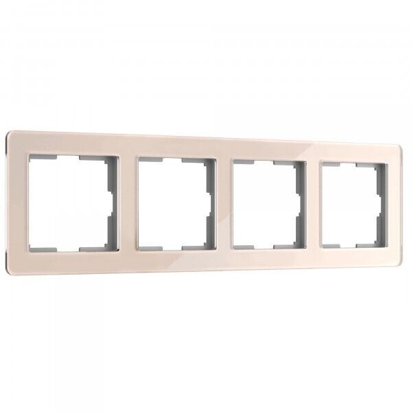 Рамка из акрила на 4 поста Acrylic айвори W0042743