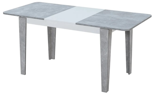 Стол EDWIN Бетон-Белый/ Бетон 462M05123