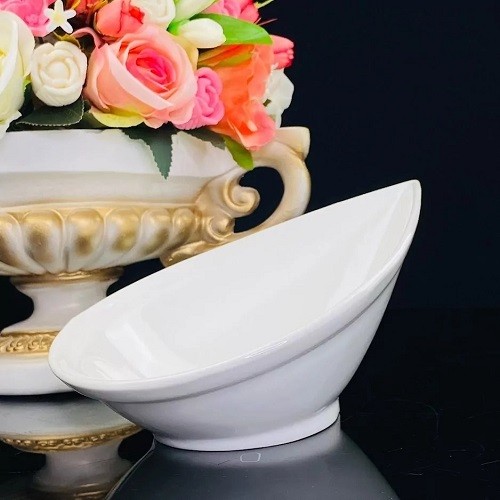 Овальный салатник 23см BIANCO 118-031 Фарфор